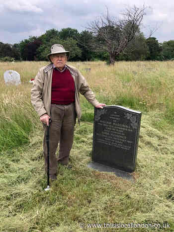 Croydon cemetery staff cut overgrown grass