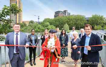 Bridge over Welsh Harp Reservoir opens at West Hendon regeneration