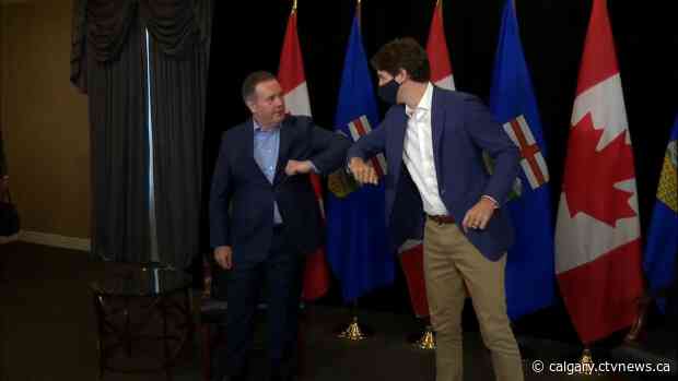 Trudeau visits Calgary, meets with Nenshi and Kenney