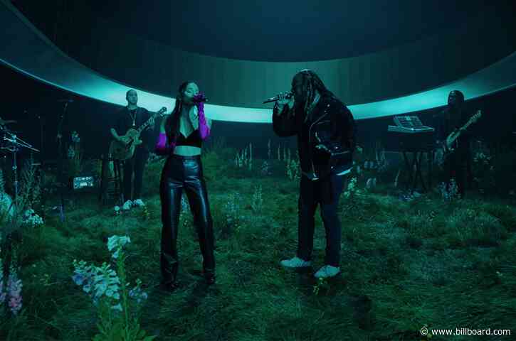 Ariana Grande and Ty Dolla $ign Team Up For Vibey ‘Safety Net’ Live Performance Video