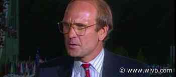 Flags flying at half staff in honor of Dennis Gorski