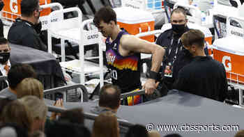 NBA Finals 2021: Suns' Dario Saric suffers torn ACL in right knee in Game 1 vs. Bucks, ruled out indefinitely