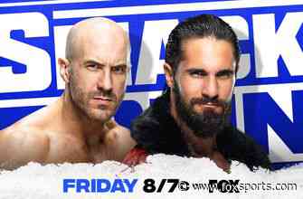 Cesaro faces off with Seth Rollins in a Money in the Bank Qualifying Match