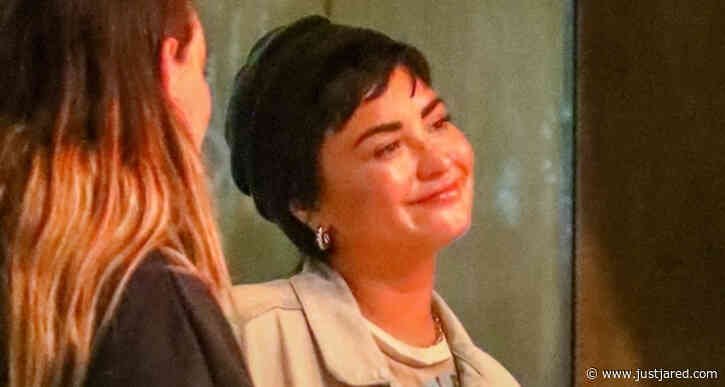 Demi Lovato Is All Smiles While Out With Friends