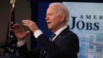 Biden jabs at McConnell for highlighting bill he voted against