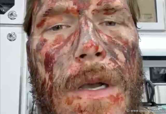A Bloody Chris Pratt Gives UFC 264 Prediction From ‘The Future’