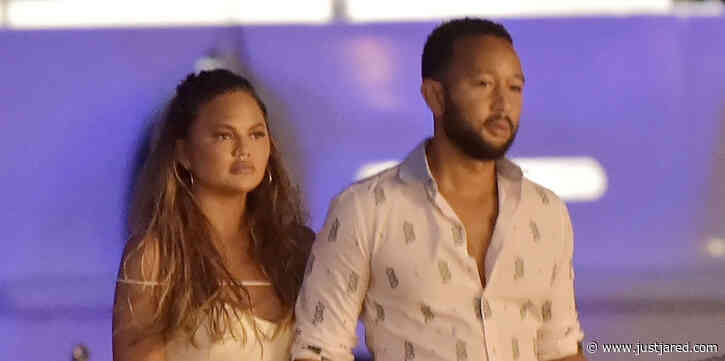 Chrissy Teigen & John Legend Enjoy Romantic Night Out in Portofino!