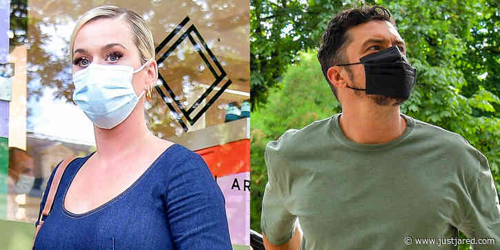 Katy Perry & Fiancé Orlando Bloom Get Some Shopping Done In Paris