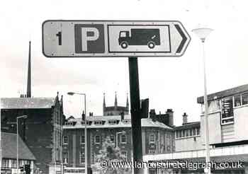 Was this the sign for the smallest car park in Blackburn?
