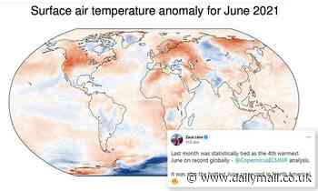 North America sets record for the hottest June ever as temps rise 2°F higher than 30-year average