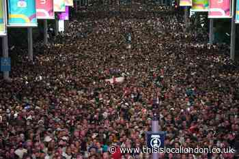 Images from after Wembley Euros game prompt Covid concerns
