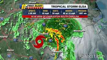 LIVE RADAR: Outer bands of Tropical Storm Elsa begin to push into Wake County