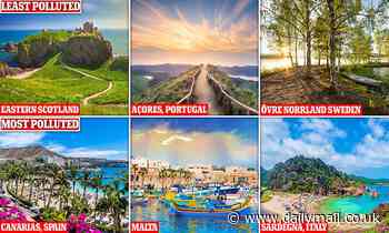 Scientists reveal where the most polluted AIR is along the European coastlines