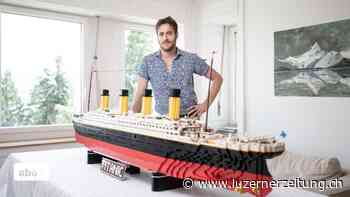 Luzerner baut aus 25'000 Lego-Steinen ein Modell der Titanic - Luzerner Zeitung
