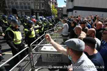 Man who kicked police officer during protest spared prison