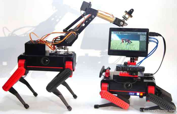 TiBeast programmable robot dog with 12 degrees of freedom