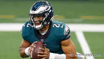 Changes have been made, but Eagles' offense pinning hopes on Jalen Hurts