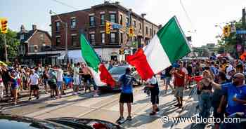 College St. in Toronto was a massive street party after Italy beat Spain in Euro Cup - blogTO