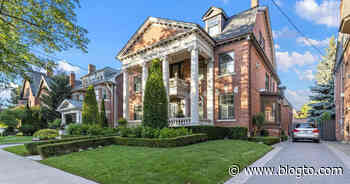 House in Toronto with Greek revival facade now on sale for $10 million - blogTO