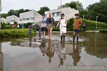 Opnieuw straten onder water na pittige onweders boven Limburg