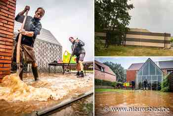 Dak fitnesszaal stort in en straten blank na pittige onweders boven Limburg