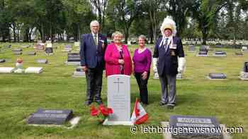 Last Post Fund honours veteran with ties to Lethbridge - Lethbridge News Now