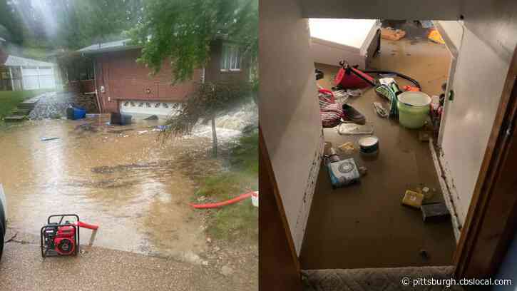 WATCH: Flash Flooding Leaves Path Of Destruction In Pleasant Hills