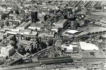 Blackburn from the air in 1990 - what can you recognise?
