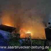 Feuer in Hinterhof in Neunkirchen - Saarbrücker Zeitung