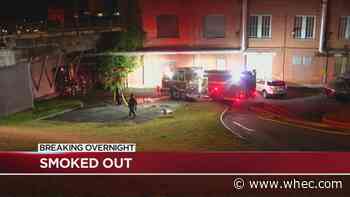 Crews respond to underground rubbish fire at Rundel Library