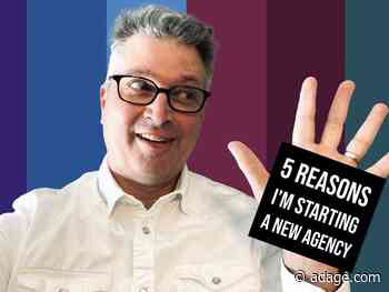 Five reasons why I'm opening my own small agency