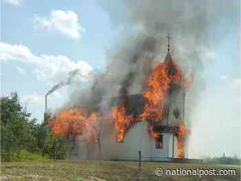Former 'landmark' Catholic church northwest of Saskatoon burns to the ground - National Post