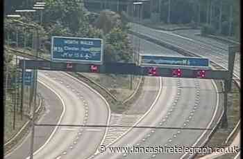Driver dies after three lorries crash on M6 motorway