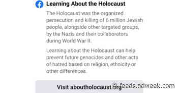 Facebook Holocaust Education Prompts Extended to 12 Languages