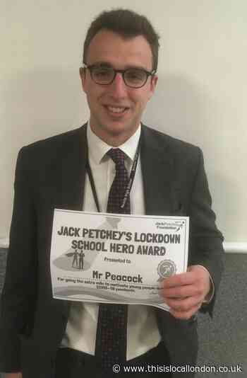 Ruislip teacher honoured for going above and beyond