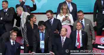 David Beckham's remark to Alex Scott after Denmark's free-kick opener - The Mirror