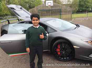 Lamborghini visit inspires budding engineers at Harlow school