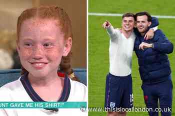 Girl's tears at being handed Mount's England shirt go viral