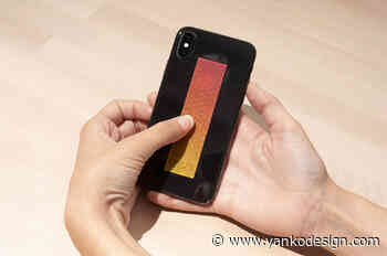 These fidget-friendly strips stick to your gadgets for discreetly relieving stress - Yanko Design