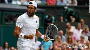 Matteo Berrettini becomes first Italian man to reach a Wimbledon final
