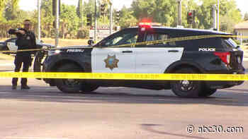 Police shut down intersection of Herndon and First in northeast Fresno for shooting investigation