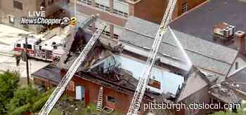 Crews Battle Blaze As Roof Collapses On Building In Crafton