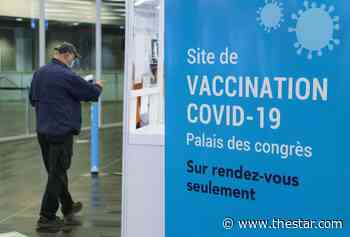Today's coronavirus news: Ontario to move into Step 3 of re-opening next week; City of Toronto to expand walk-in vaccinations to 4 city-run clinics - Toronto Star