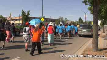 'Won’t give up': Walk from Saskatoon to North Battleford marks  3rd anniversary of Ashley Morin's disappearance