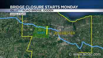 Gillett Road Bridge over the Erie Canal to close for 2 weeks