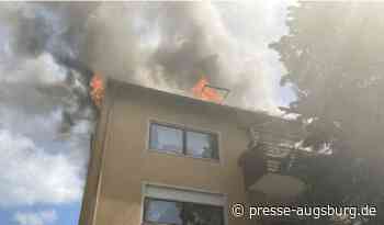 Augsburg | Ausgedehnter Küchenbrand in der Blücherstraße sorgt für langen Feuerwehreinsatz | Presse Augsburg - Presse Augsburg