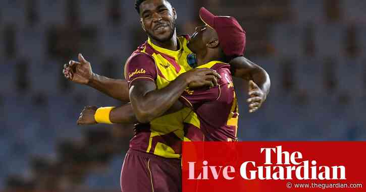 West Indies beat Australia in first T20 international – as it happened
