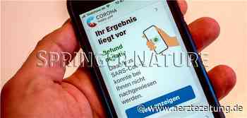 Praxen müssen Bürgertest-Ergebnisse an die Corona-Warn-App senden können - Ärzte Zeitung