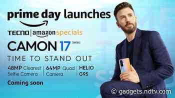 Tecno Camon 17 Series Teased to Launch in India Soon, Amazon Availability Confirmed