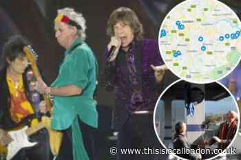 Map: London locations where The Rolling Stones lived and played